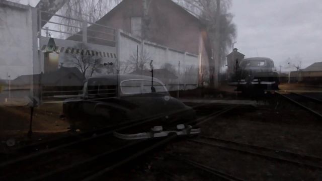 ГАЗ-12 (ЗиМ)! Комфортный лимузин разъезжает по станции! смотреть онлайн