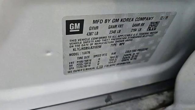 Certified 2020 Chevrolet Trax Dover NH, NH #CB9024 смотреть онлайн