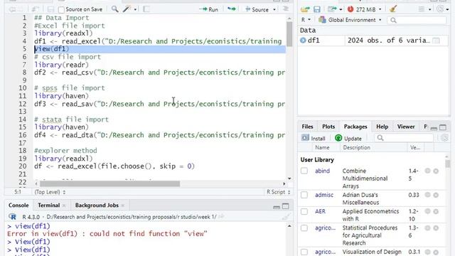 Lecture 1: R Programming importing Analyzing & exploring data смотреть онлайн
