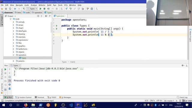 Types And Variables