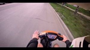 СТАНТ-ПОКАТУШКА ТОЛПОЙ | HONDA DIO, YAMAHA JOG, МОТОЦИКЛЫ | МОЩНЫЙ СТАНТ...