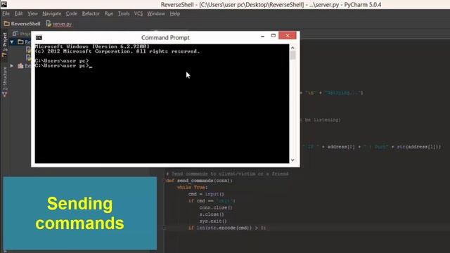 Sending Commands Socket Programming ! Python Network Programming смотреть онлайн