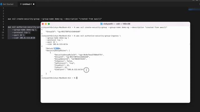 AWS Tutorials | Creating AWS EC2 Security Group with awscli commands смотреть онлайн