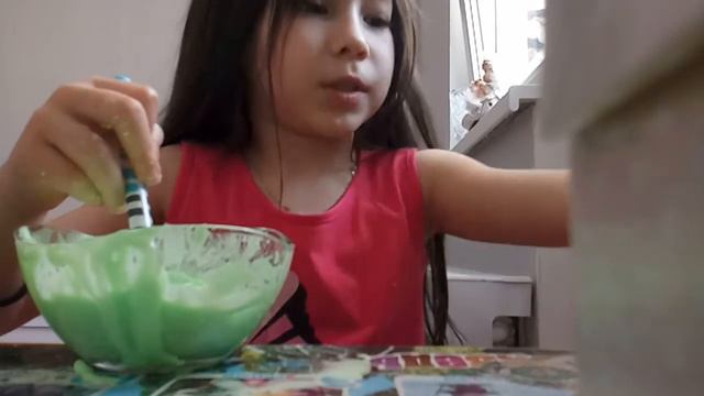 Как я делаю батер слайм из воздушного пластилина смотреть онлайн