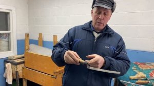 САМОДЕЛЬНЫЙ ПАСЕЧНЫЙ НОЖ ДЛЯ РАСПЕЧАТКИ СОТ!!!