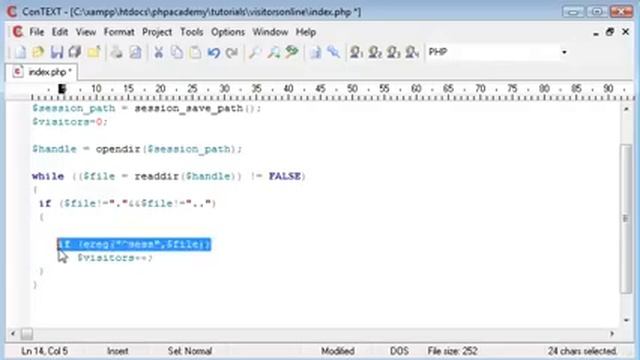 PHP Tutorials Count Visitors Currently Online Part 2 смотреть онлайн