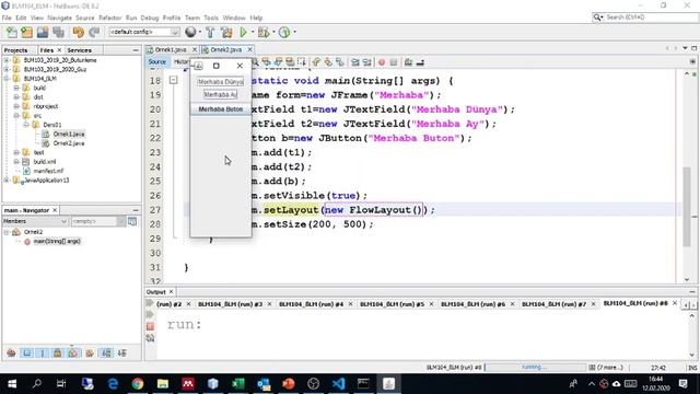 Ders01 Swing Kodla JFrame Oluşturma смотреть онлайн