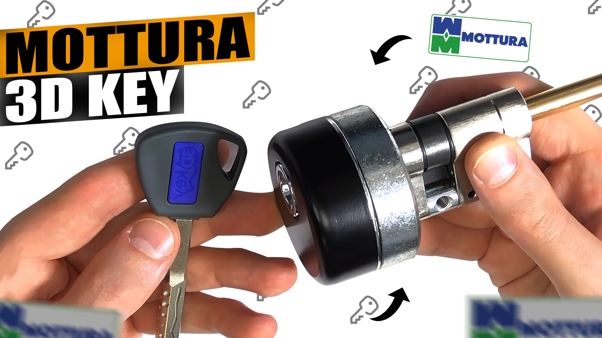 Mottura 3D Key - цилиндр нового поколения