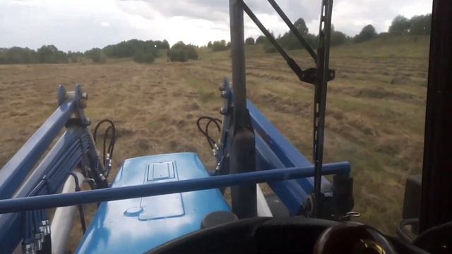 Сенокос 2021. (часть 4) Косим, гребём, прессуем на МтЗ - 82.1