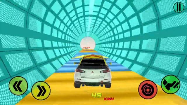 Infinite Car Speed - GT Car Racing Stunts-Crazy Impossible Tracks Android Game #cars смотреть онлайн