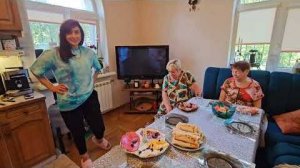 Приехали с мамой и Надей к Гарику и Кери