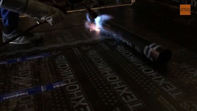 Правильное наплавление кровельного материала - мастер-класс от Технониколь смотреть онлайн