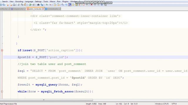 Instagram Tutorial Part-71: Fetch Post Comments AJAX PHP MYSQLI for android mobile, tablet and web. смотреть онлайн