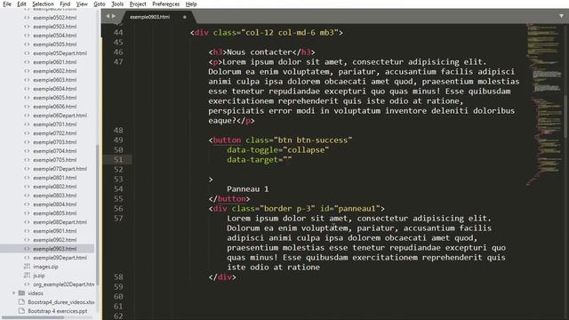 Bootstrap4 09.03 Accordéon interactif смотреть онлайн