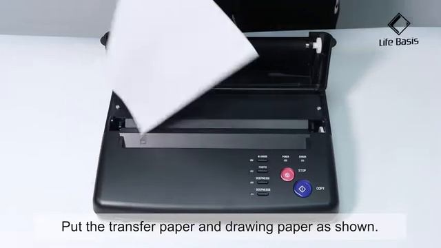 Life Basis Thermal Tattoo Stencil Printer Set Up Instruction смотреть онлайн