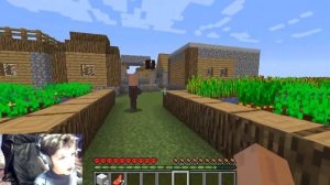 Как создать деревню в плоском мире ( Minecraft )