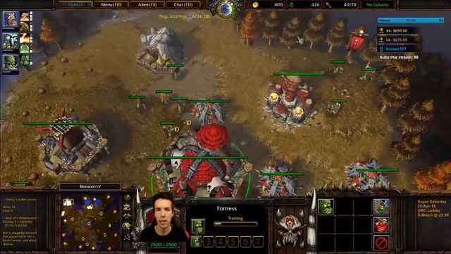 Grubby | "FFA MADNESS" | Warcraft 3 | Orc | Monsoon смотреть онлайн