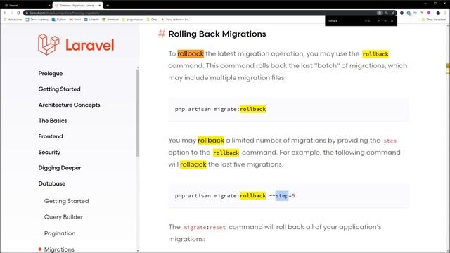 ? Laravel y las migraciones: Revertir cambios (rollback) | #8 смотреть онлайн