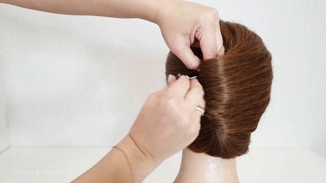 Шикарная Прическа из ОБЫЧНОГО ХВОСТИКА. Прическа на короткие волосы. смотреть онлайн