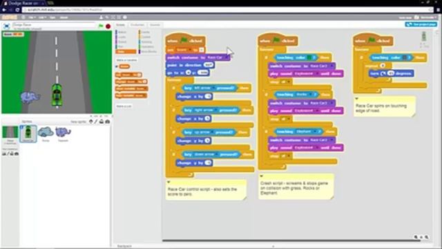 Scratch Racing Game смотреть онлайн