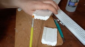 Новая жизнь старого карниза/ Реставрация  карниза/ Имитация ниши для карниза/ Потолочный карниз.