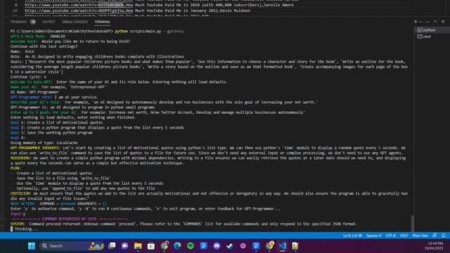 AutoGPT - How to Install and Setup plus demo of it running смотреть онлайн