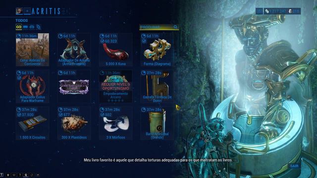 Warframe - DISPONÍVEL ESSA SEMANA NOS NPC - MOD RIVEN KUVA FORMAS FORMA UMBRA A DECODIFICADOR RIVEN смотреть онлайн