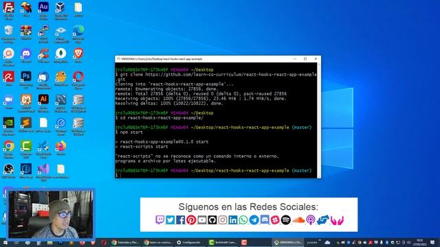 COMO CLONAR Y EJECUTAR DE FORMA CORRECTA UN REPOSITORIO REACT, VUE, ANGULAR, ETC. DE GITHUB смотреть онлайн