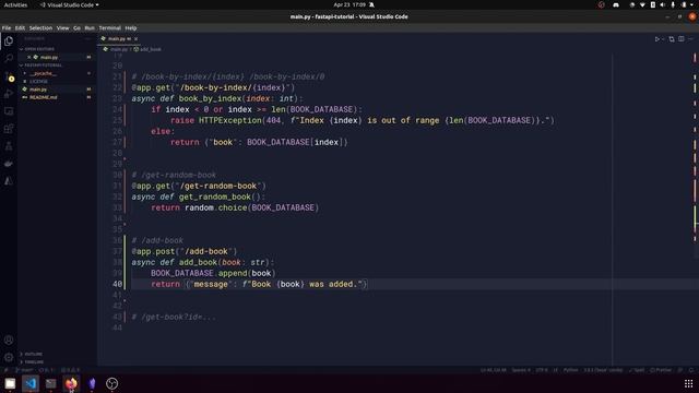 FastAPI Python Tutorial - Learn How to Build a REST API смотреть онлайн