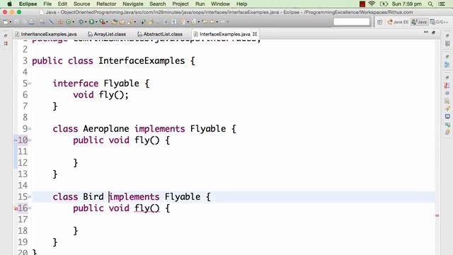 Java - What is an Interface? - with an Example смотреть онлайн