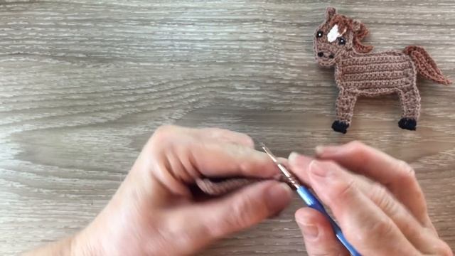 Crochet Horse Tutorial - Crochet Applique Tutorial