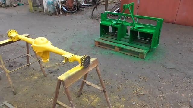 Самодельная Фреза Междурядной Обработки для Трактора ! После Покраски ! смотреть онлайн