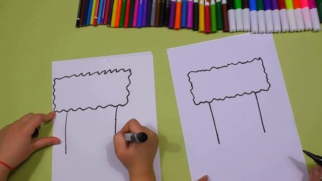 Как нарисовать рождественский носок / Учимся вместе смотреть онлайн