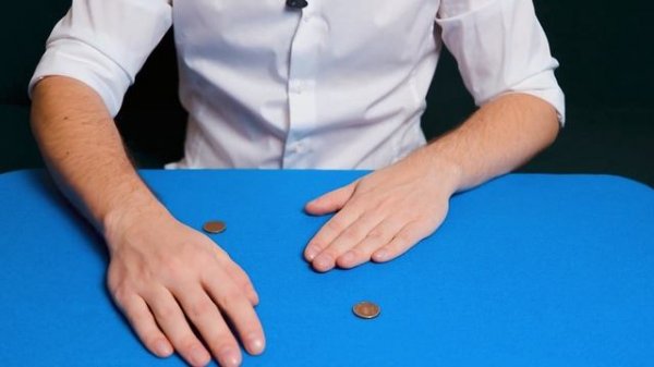 САМЫЙ КЛАССНЫЙ ФОКУС С МОНЕТАМИ ДЛЯ НАЧИНАЮЩИХ/ ОБУЧЕНИЕ / ОЧЕНЬ ЛЕГКО