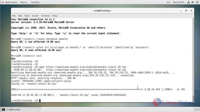 How to install Moodle CMS on CentOS 7 смотреть онлайн