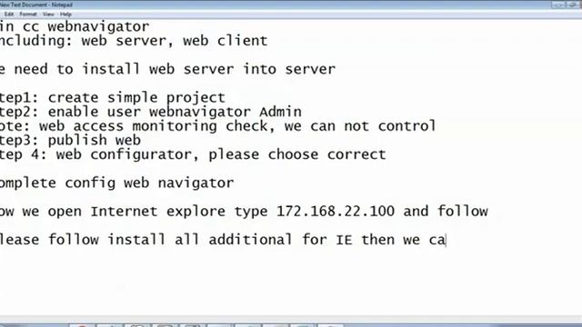 WinCC 7.4 web navigator example, WEB SERVER смотреть онлайн