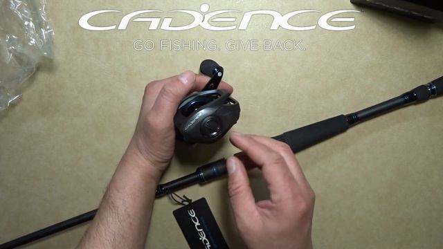 Мультипликаторная катушка Cadence CB8-L66. Посылка от компании Cadence. смотреть онлайн