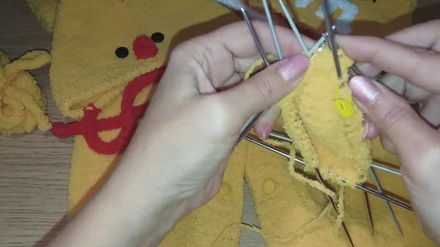 Вяжем спицами ПИНЕТКИ без шва для новорожденного 0 + смотреть онлайн