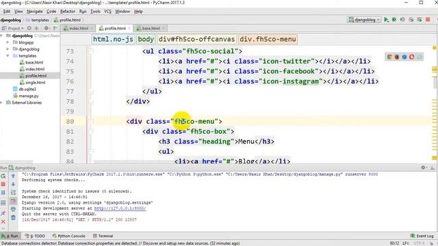 Blog in Python/Django || Bangla tutorial part-6 (Extends template and template language) смотреть онлайн
