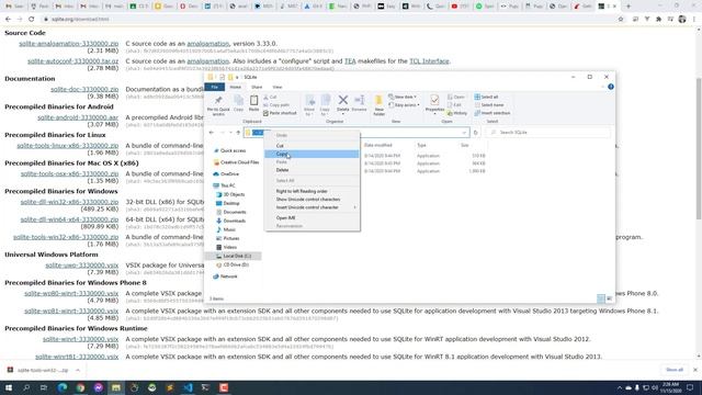Installing SQLite in Windows 10 смотреть онлайн