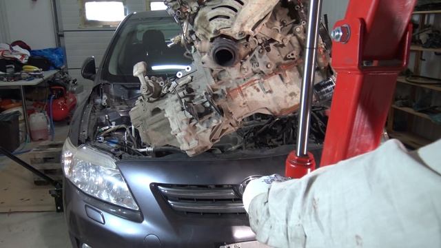 P1/2 How to install Toyota Corolla engine Back. Years 2008 to 2018. Part 1 of 2 смотреть онлайн