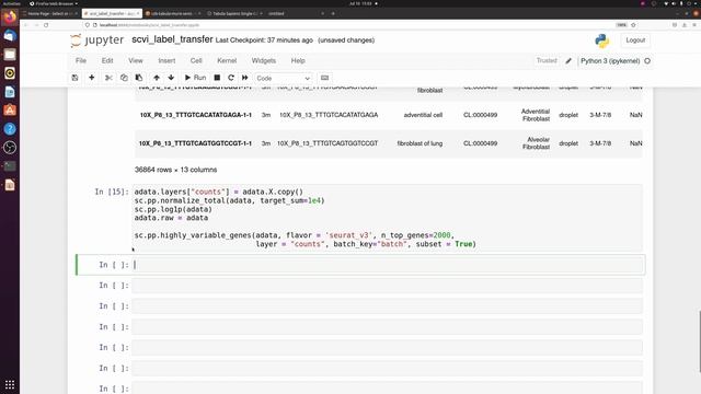 Label single-cells automatically in python | scVI label transfer смотреть онлайн