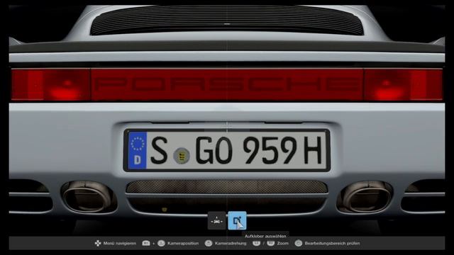 Gran Turismo™ 7 Porsche 959 Nummernschild смотреть онлайн