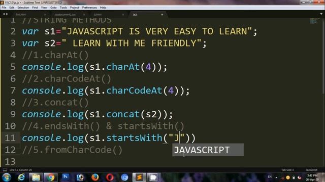 JavaScript String Methods in Tamil | JavaScript tutorial in Tamil смотреть онлайн