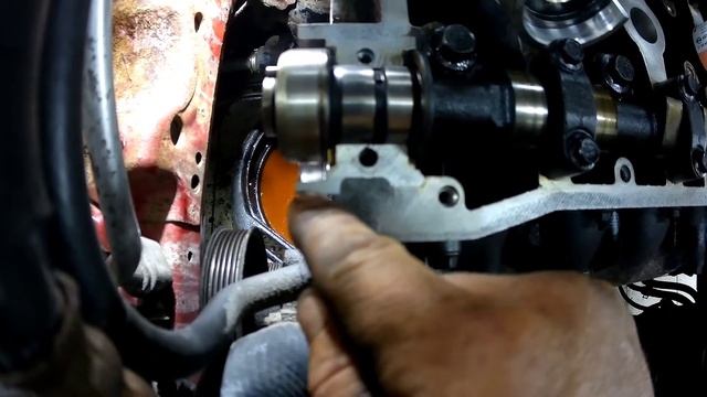 Как выставить метки ГРМ Шевроле Авео 1.4.