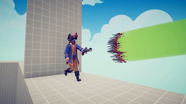 BLOWDART PINNING EVERY UNIT TO THE WALL - TABS Totally Accurate Battle Simulator смотреть онлайн