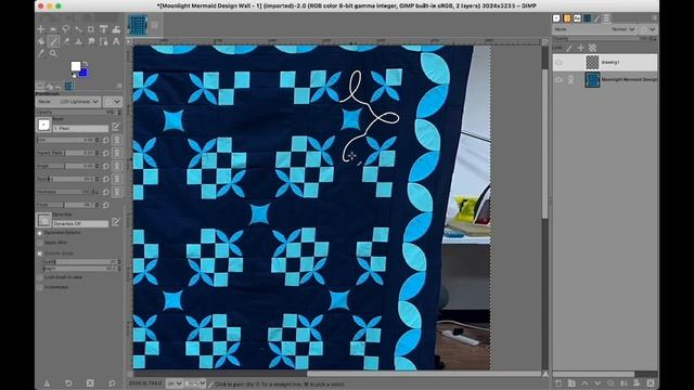 How to Audition Quilting Designs with GIMP смотреть онлайн