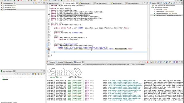 Spring Cloud Sleuth Tutorial With Zipkin Server | Spring Cloud | Zipkin | Spring Cloud Sleuth смотреть онлайн