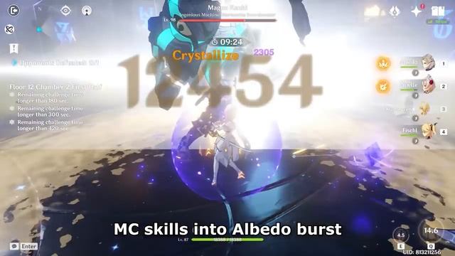 I tried to play F2P Albedo in Spiral Abyss 2.2 to promote his Rerun... (Genshin Impact) смотреть онлайн