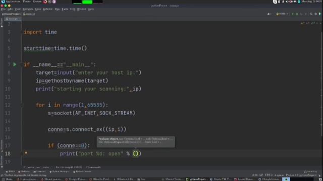 I am creating my first port scanning tool with python смотреть онлайн